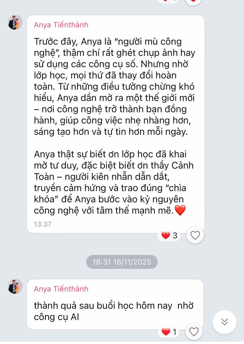 Chị Anya - Kết quả 2