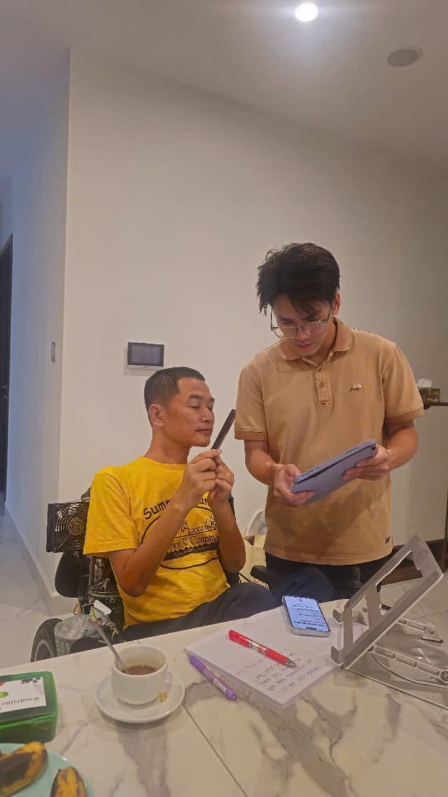 Anh Quý trước khi dùng WeSuccess