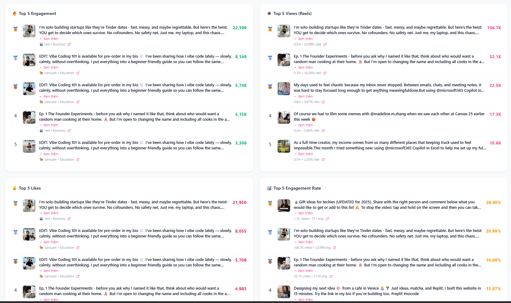 Instagram Manager screenshot 1